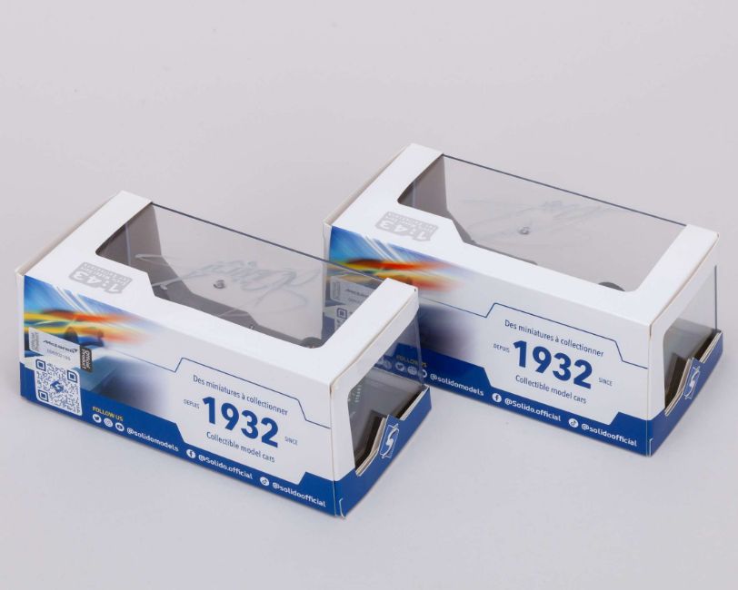 Lando Norris & Oscar Piastri Signed 2023 McLaren F1 1:43 Scale Model Cars (Solido)
