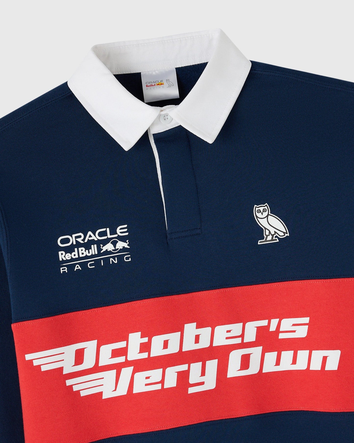 Red Bull Racing x OVO Fleece Rugby Sweatshirt β Blue (S & M)