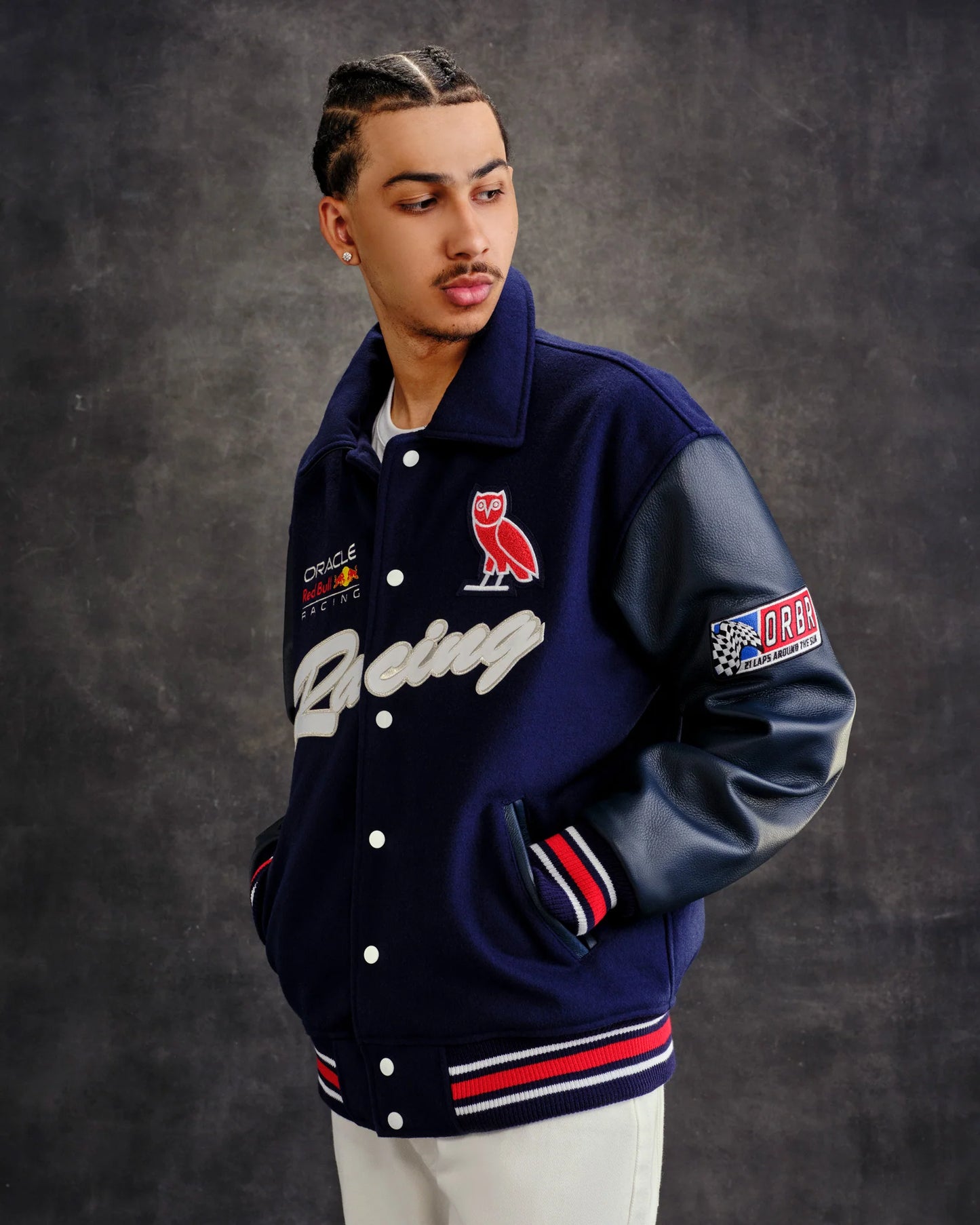 Red Bull Racing x OVO Varsity Jacket – Size Large
