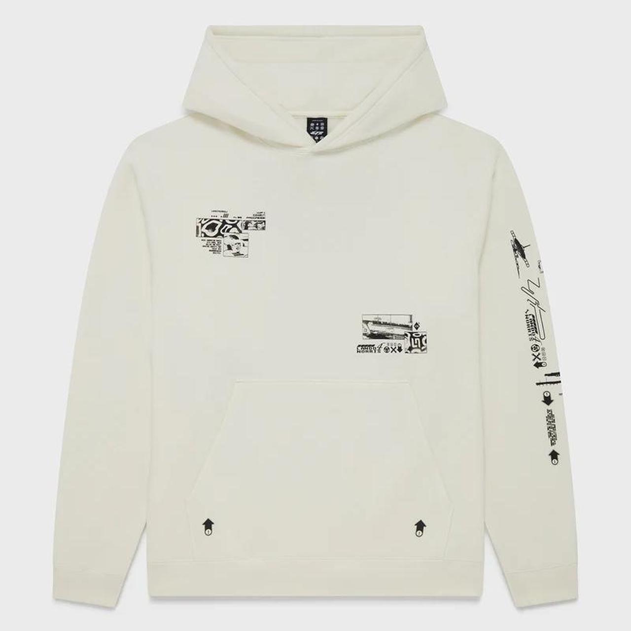 HELMET Hoodie – Off White | LN LANDO.exe Collection