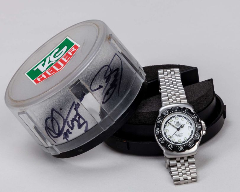 TAG Heuer Formula 1 Watch Signed by Mika Häkkinen & David Coulthard – Collector’s Item