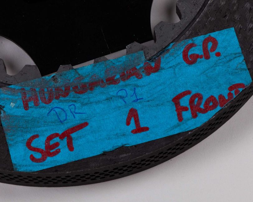 Daniel Ricciardo Race-Used Carbon Brake Disc Clock – Red Bull Racing