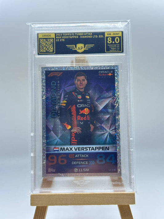 MAX VERSTAPPEN ZANDVOORT LE27D DIAMOND LIMITED EDITION AP 8 – 2023 TOPPS TURBO ATTAX F1 CARD