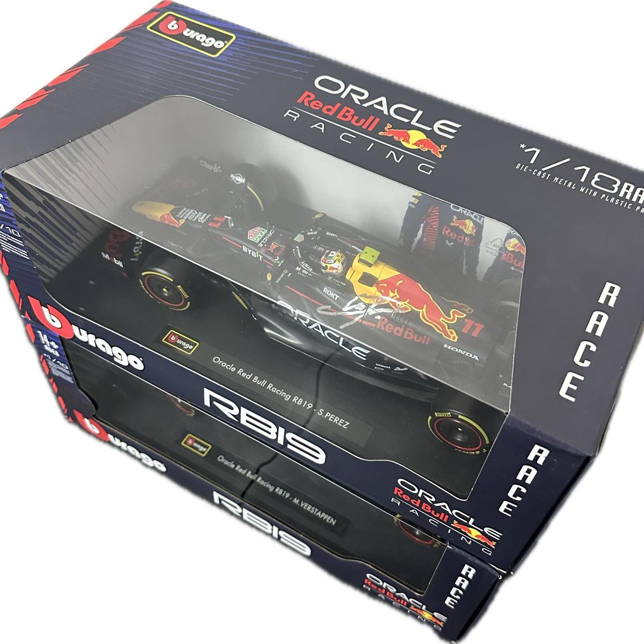 Signed Red Bull Racing RB19 1:18 Model – Verstappen &amp; Perez
