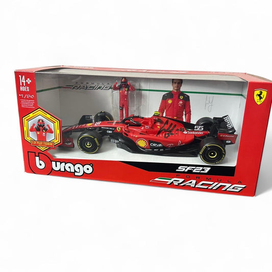 Signed Carlos Sainz Ferrari SF-23 1:24 Model – Bburago