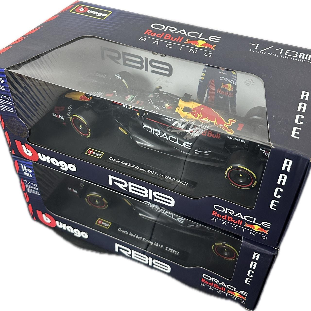 Signed Red Bull Racing RB19 1:18 Model – Verstappen &amp; Perez