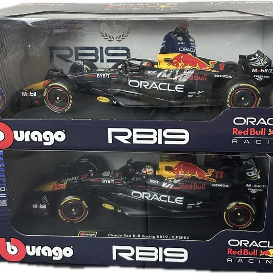 Signed Red Bull Racing RB19 1:18 Model – Verstappen &amp; Perez