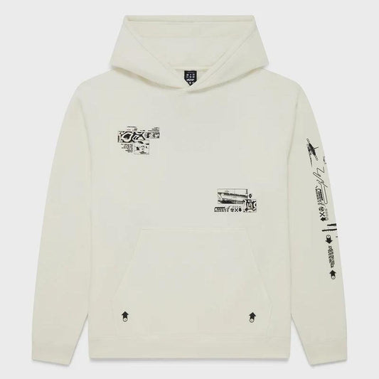 HELMET Hoodie – Off White | LN LANDO.exe Collection