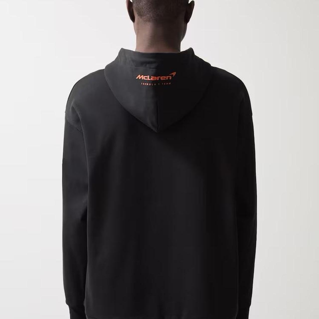 Black Zak Oversized Hoodie – Reiss x McLaren F1 Team