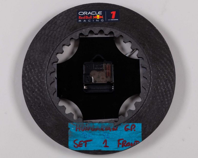 Daniel Ricciardo Race-Used Carbon Brake Disc Clock – Red Bull Racing