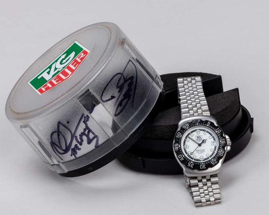 TAG Heuer Formula 1 Watch Signed by Mika Häkkinen &amp; David Coulthard – Collector’s Item